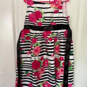 Cherokee Black and White Halter Sundress